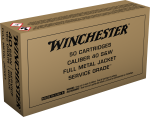 Winchester Ammo Service Grade, Win Sg40w     40s        165 Fmj   Srvgrd    50/10