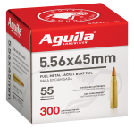 Aguila Target & Range, Aguila 1e556126 556   *bulk* 55 Fmjbt       300/04