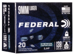 Federal Syntech, Fed S9sjt1       9mm       138 Sjhp          50/10