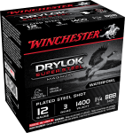 Winchester Ammo Drylock Super Steel, Win Xsc123bbb  Plated    3mg Stl             25/10