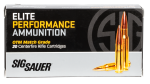 Sig Sauer Elite Match Grade, Sig E6mmcm2-20   6mmcr    107 Otm Mtch       20/10