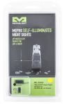 Mepro Usa Llc Mepro Tru-dot Fixed Sights, Mepro 102203201  Trudot Glk 42/43/43x      Grn/ylw