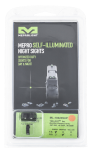 Mepro Usa Llc Mepro Tru-dot Fixed Sights, Mepro 102243391  Trudot Glock 9/357/40    Grn/org