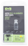 Mepro Usa Llc Mepro Tru-dot Fixed Sights, Mepro 102223201  Trudot Glock 10mm/45acp  Grn/ylw