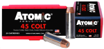 Atomic Pistol, Atomic 00444 45colt      250 Bonded Match Hp 50/10