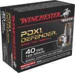 Winchester Ammo Pdx1 Defender, Win S40swpdb  40s     165 Pdx                20/10