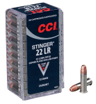 Cci Varmint, Cci 0050  22 Lr Stinger Hp                  50/100