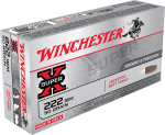 Winchester Ammo Super X, Win X222r         222rem  50psp              20/10