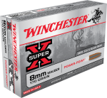 Winchester Ammo Super X, Win X8mm          8mmmsr 170pp               20/10