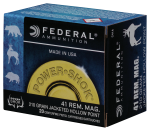 Federal Power-shok, Fed C41a         41mg      210 Jhp           20/25