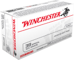 Winchester Ammo Usa, Win Usa38sp   38sp       125 Jsp             20/10