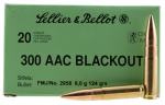 Sellier & Bellot Rifle, S&b Sb300blka      300bo   124 Fmj           20/50