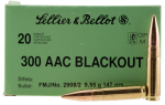 Sellier & Bellot Rifle, S&b Sb300blkb      300bo   147 Fmj           20/50