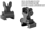 Samson Sight Set, Sam Ffs-frs-pkg  Folding Frnt Rear Sght