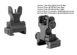 Samson Quick Flip, Sam Qf-hk/a2pkg  Qf Hk Frt A2 Rear Sght