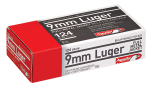 Aguila Target & Range, Aguila 1e092110 9mm         124 Fmj          50/20