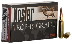 Nosler Trophy Grade, Nos 60105 Trophy 6.5 Crd  142 Acu Lr         20/10