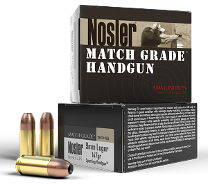 Nosler Match Grade, Nos 51290 Match Hg 9mm    147 Jhp            20/20