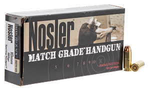 Nosler Match Grade, Nos 51412 Match Hg 10mm   180 Jhp            50/10