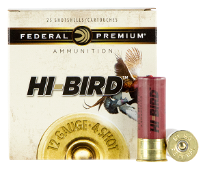 Federal Premium Upland, Fed Hvf12h5   Dove       12    11/4          25/10