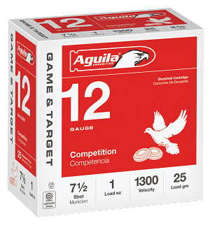 Aguila Competition, Aguila 1chb1327 12ga Std   7.5 1oz           25/10
