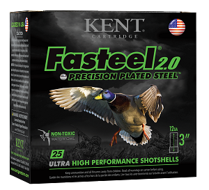 Kent Cartridge Fasteel 2.0, Kent K123fs404    3in 13/8   Faststl 2.0     25/10