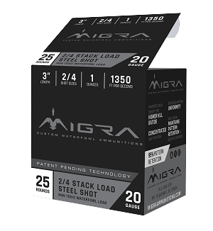 Migra Ammunition Combinational, Migra M20s24    Staxd           20 3in  2-4  25/10