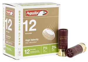 Aguila Target Load, Aguila 1chb1285 12ga 2.75  7.5 1oz Hv        25/10