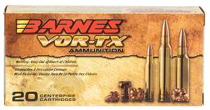 Barnes Bullets Vor-tx, Brns 31190 Bb552x1     5.56x45    62 Tsx Bt  20/10