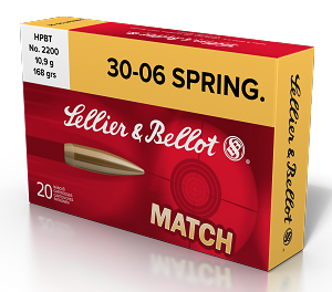 Sellier & Bellot Rifle, S&b Sb3006d        3006    168 Hpbt          20/20