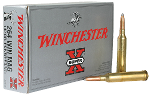 Winchester Ammo Super X, Win X2642         264wm  140pp               20/10