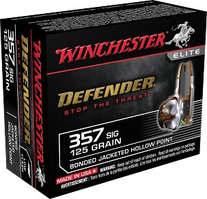 Winchester Ammo Pdx1 Defender, Win S357spdb  357sg   125 Pdx1               20/10