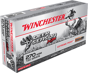Winchester Ammo Deer Season Xp, Win X270sds       270wsm 130ep   Deer        20/10
